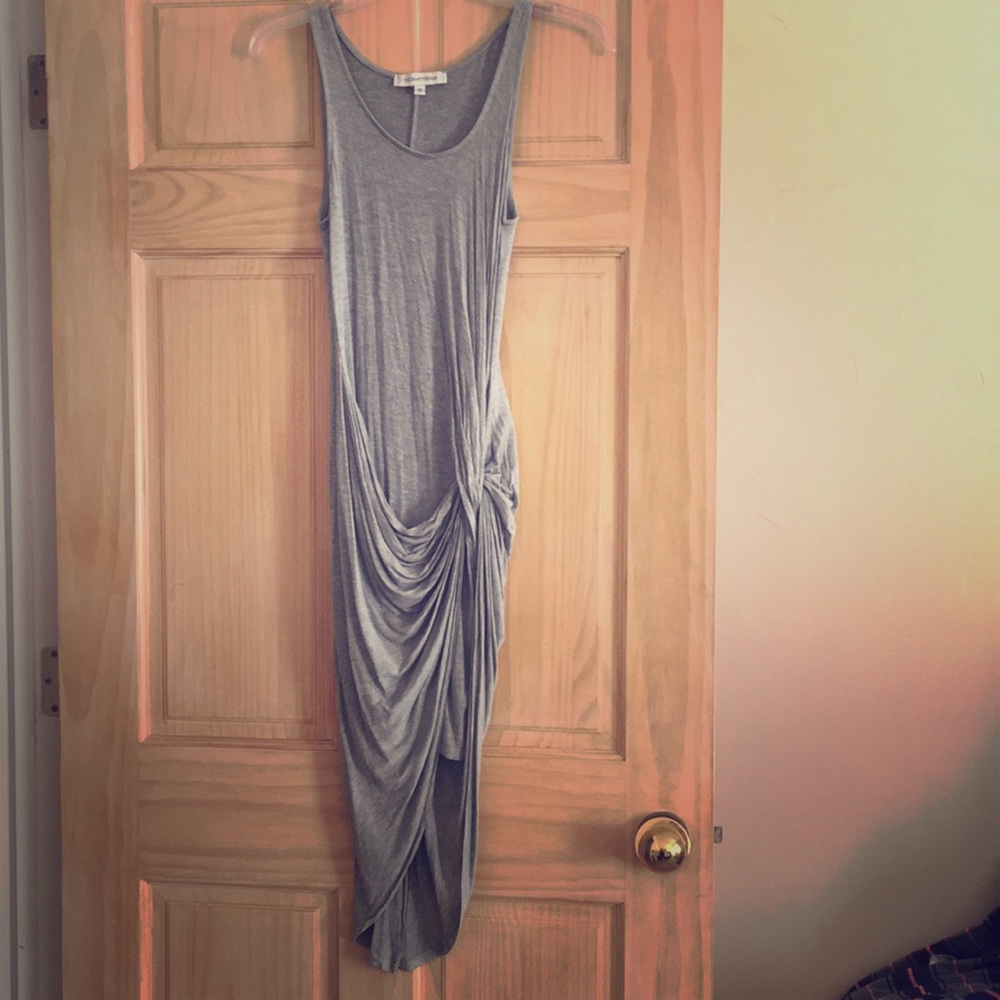 Nordstrom Rack grey midi dress